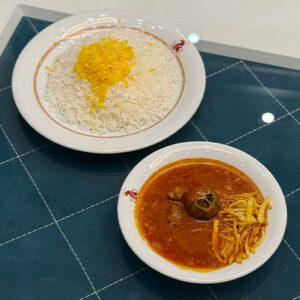 پلو خورشت قیمه خونگی